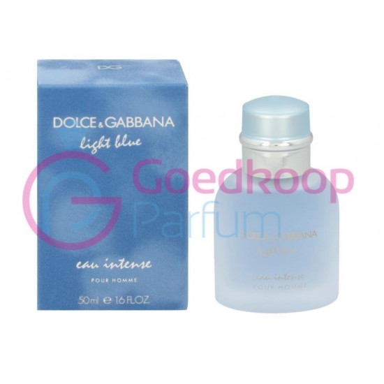 D\u0026G Light Blue Eau Intense Pour Homme Edp Spray 100ml - scala XL